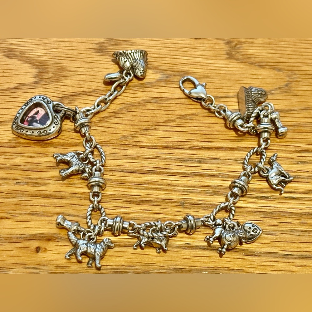 Brighton Silver Pedigree Charm Bracelet